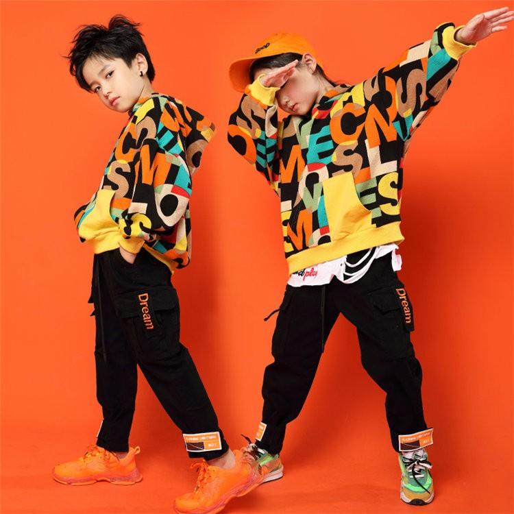 キッズ ダンス 衣装 ヒップホップ 衣装 ダンス衣装 キッズ サルエルパンツ 派手 パーカー 文字柄 ダンス 衣装 ヒップホップ かっこいい 子供服 ヒップホップ Rge 1576 Just For You Online Store 通販 Yahoo ショッピング
