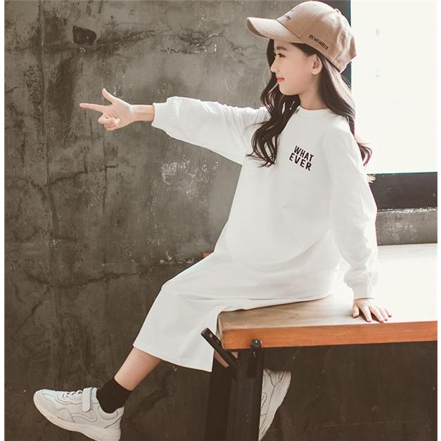 母子コーデ 親子ペアルック 無地ワンピース キッズ ママ 親子ペア 韓国風 パーカー 膝丈 オーバーサイズ トレーナー 秋物 Rge 223 Just For You Online Store 通販 Yahoo ショッピング