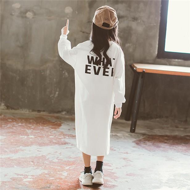 母子コーデ 親子ペアルック 無地ワンピース キッズ ママ 親子ペア 韓国風 パーカー 膝丈 オーバーサイズ トレーナー 秋物 Rge 223 Just For You Online Store 通販 Yahoo ショッピング
