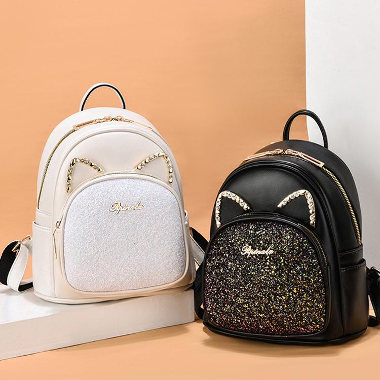 バッグ リュック リュックサック レディース Ins 人気 猫 黒 白 通学 通勤 かわいい おしゃれ 軽量 カジュアル 撥水 夏 高校生 代 30代 ショピング用 小さめ Yhj079 Just For You Online Store 通販 Yahoo ショッピング