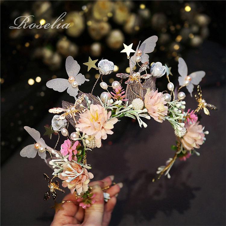 姫風 花冠 ウェディング 花冠 ヘッドドレス 髪飾り 花嫁 ウエディング 花輪 ブライダル 森ガール ティアラ 結婚式 海外旅行 二次会 フェス Yxhg 01 Just For You Online Store 通販 Yahoo ショッピング