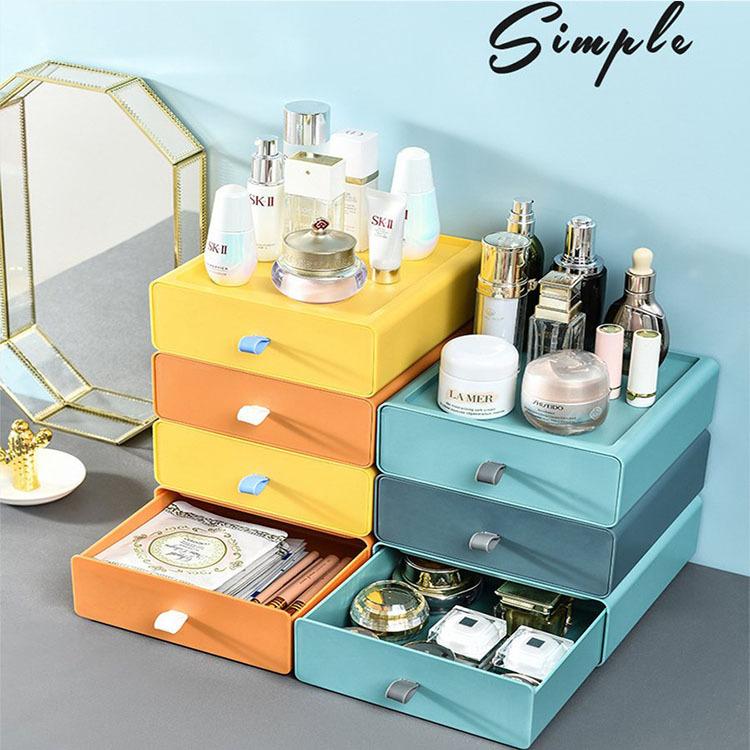 卓上収納ボックス 4个入 多機能収納 小物収納 Diy組み合わせ式 デスクップ収納 デスクトップ収納ラック 化粧品収納 4色 小物入れ Yxsn 01 Just For You Online Store 通販 Yahoo ショッピング