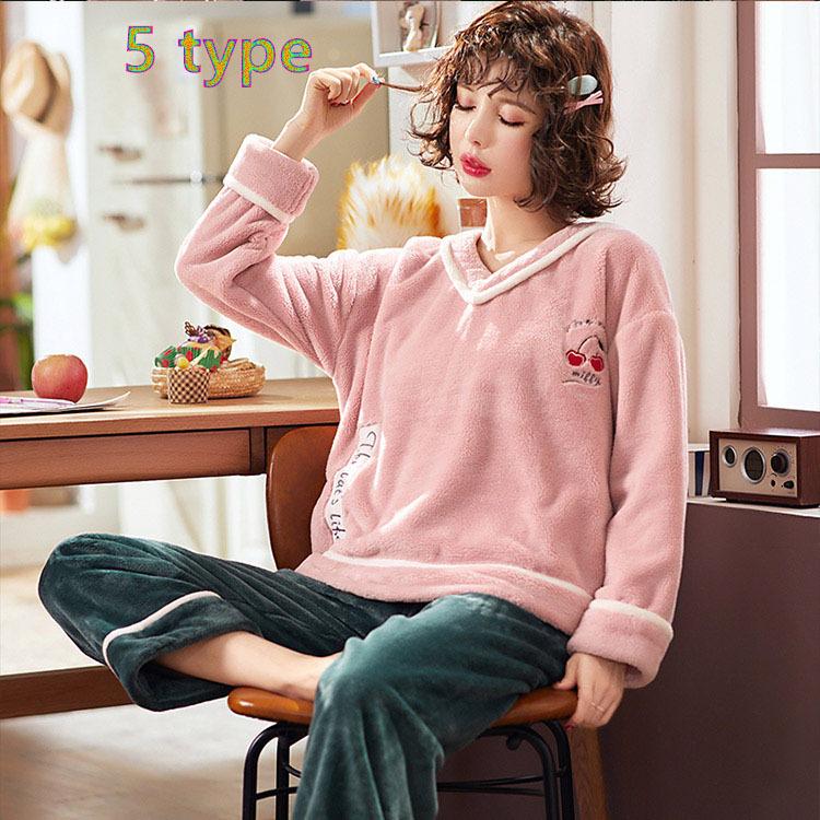 パジャマ レディース 冬 長袖 部屋着 レディース 上下 ルームウェア レディース パジャマレディース冬 パジャマレディース長袖 部屋着レディース長袖 Yxsynd 01 Just For You Online Store 通販 Yahoo ショッピング