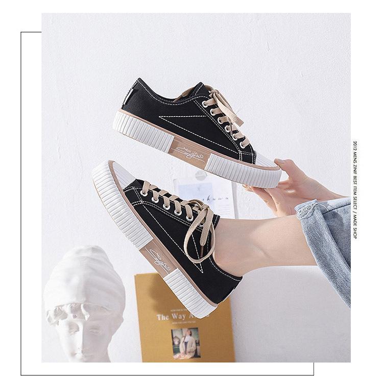スニーカー レディース スニーカー インソール靴 フラットシューズ カジュアルシューズ レディース 大人 おしゃれスニーカー 無地 スニーカー キャンバス Yxxz 04 Just For You Online Store 通販 Yahoo ショッピング