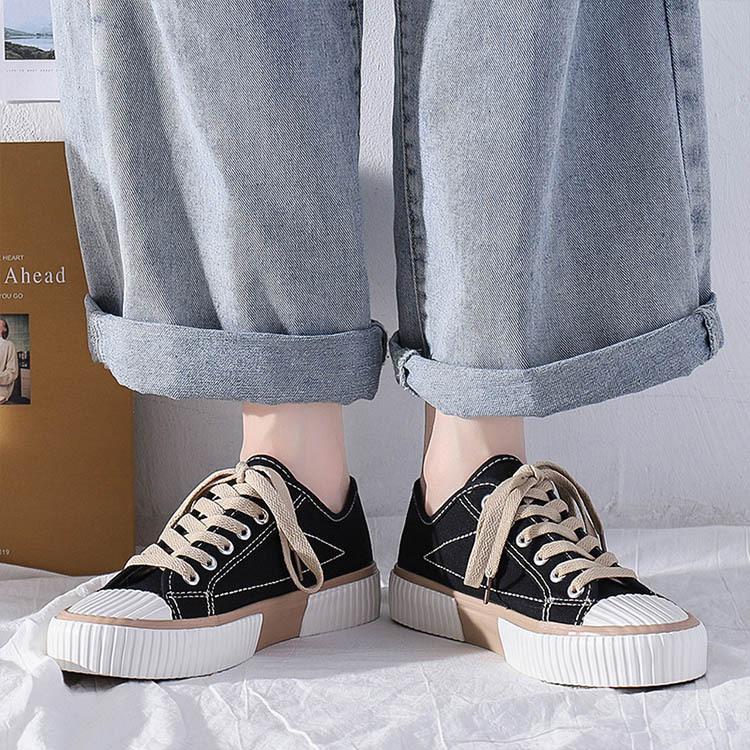 スニーカー レディース スニーカー インソール靴 フラットシューズ カジュアルシューズ レディース 大人 おしゃれスニーカー 無地 スニーカー キャンバス Yxxz 04 Just For You Online Store 通販 Yahoo ショッピング