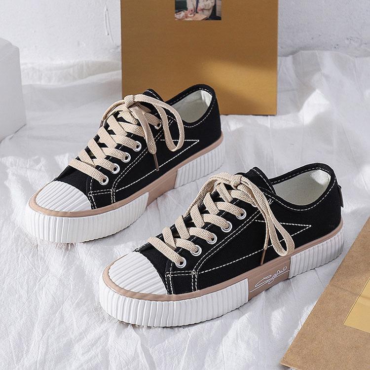 スニーカー レディース スニーカー インソール靴 フラットシューズ カジュアルシューズ レディース 大人 おしゃれスニーカー 無地 スニーカー キャンバス Yxxz 04 Just For You Online Store 通販 Yahoo ショッピング