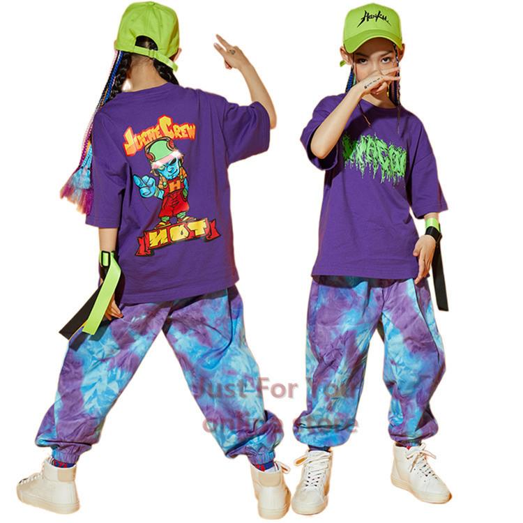 Sale ダンス衣装 ヒップホップ ダンスキッズ セットアップ キッズ ダンス 衣装 派手 ｔシャツ パンツ 男女兼用 ストリート 上下 発表会 演出服 舞台服 Sale 激安 Avmap Gr