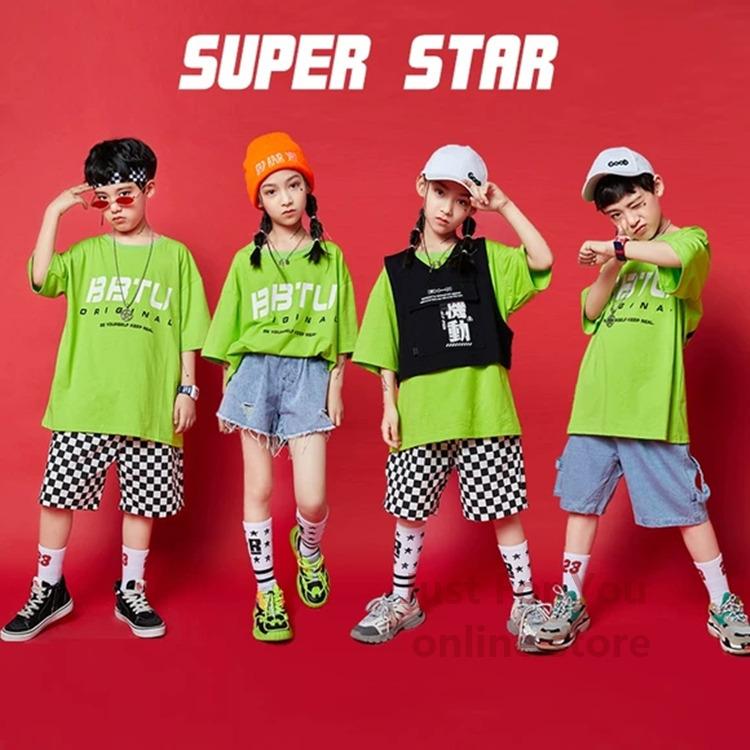3種類 キッズ ダンス衣装 ヒップホップ 子供 ダンストップス シャツ 半袖 デニムパンツ ズボン チェック柄 ジャズダンス おしゃれ 激安 Zaka 364 Just For You Online Store 通販 Yahoo ショッピング