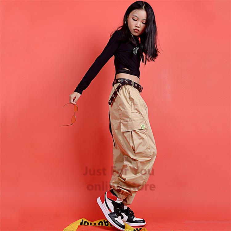 ダンス衣装 セットアップ 豹柄 ヒップホップ レディース ストリート系 原宿系 大人 ダンス 衣装