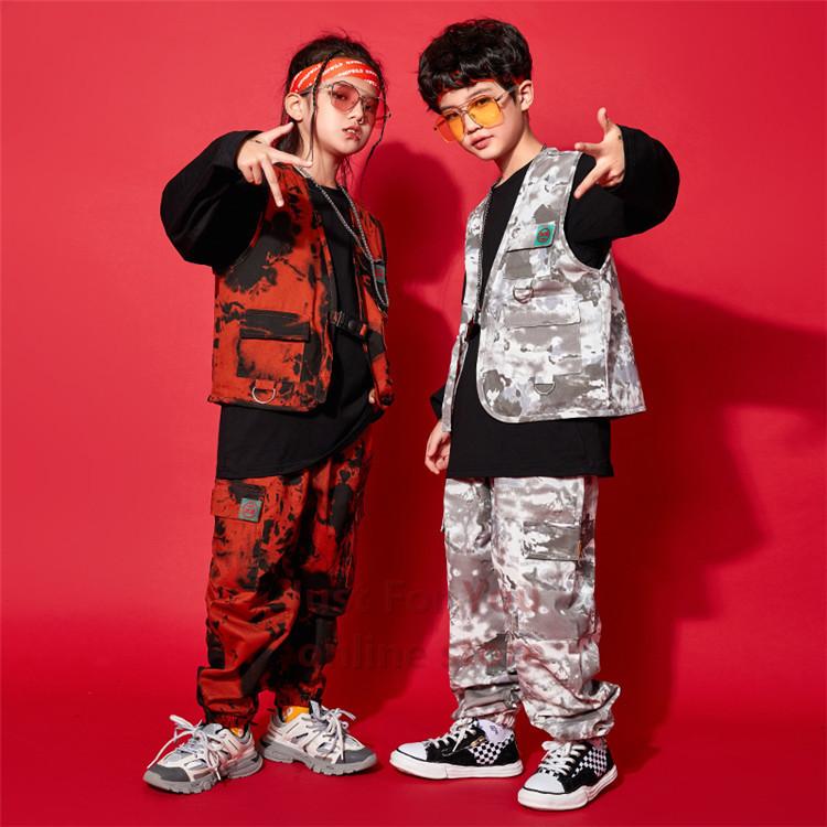 ダンス 衣装 ヒップホップ キッズ 迷彩 韓国 子供服 キッズダンス衣装 女の子 男の子 トップス パンツ おしゃれ 演出服 ダンス大会 Hiphop Sale 激安 Zaka 597 Just For You Online Store 通販 Yahoo ショッピング