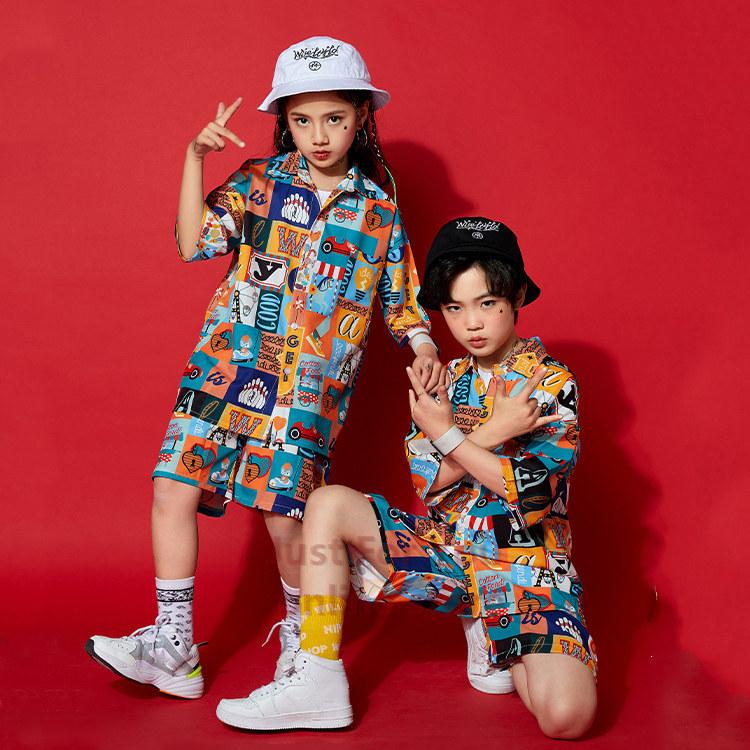 チア チアガール 韓国子供服 ダンス 衣装 ヒップホップ 派手 キッズ ダンス 衣装 半袖 派手なシャツ トップス ダンスパンツ かっこいい 練習着 体操服 発表会 Zaka 671 Just For You Online Store 通販 Yahoo ショッピング