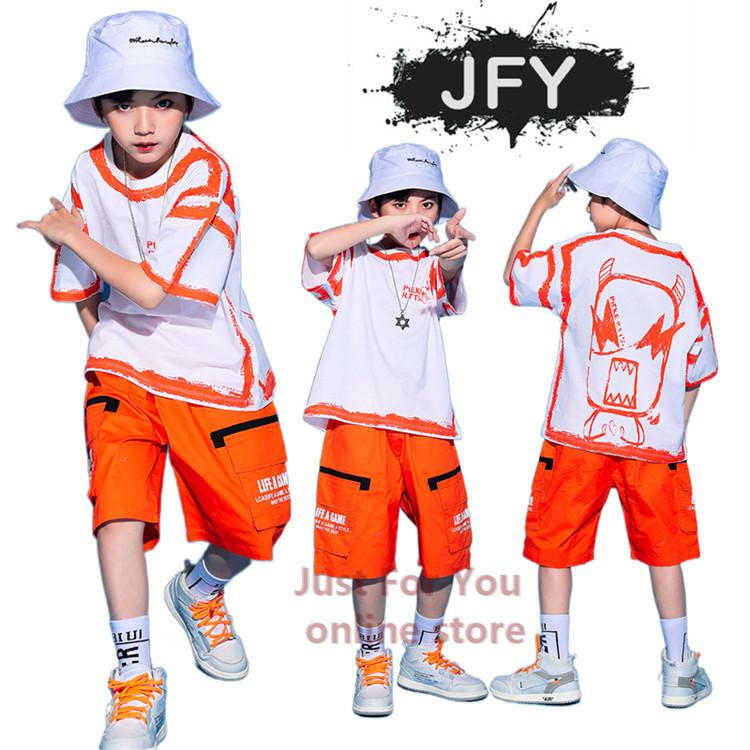 ヒップホップ 子供服 キッズダンス衣装 トップス 派手 Hiphop 女の子 男の子 ダンスtシャツ ストリート Jazz ダンスウェア ジュニア かっこいい Zaka 693 Just For You Online Store 通販 Yahoo ショッピング