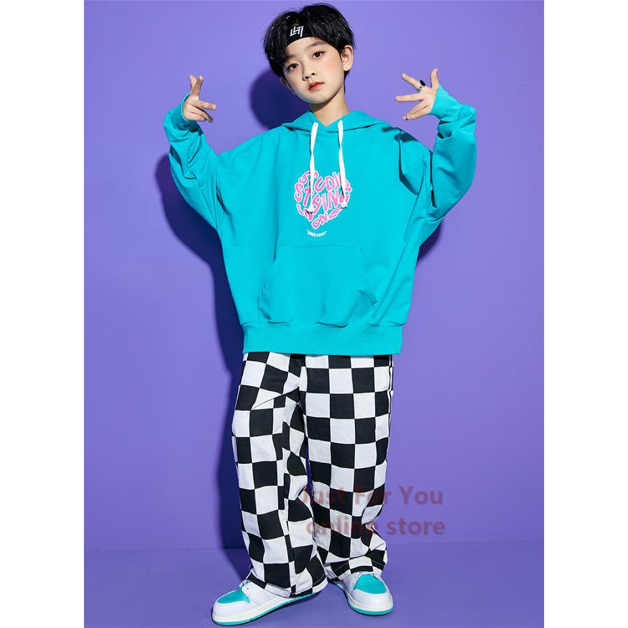 最大96 オフ ダンス 衣装 ヒップホップ キッズダンス衣装 単品売り 男の子 ガールズ シャツ パンツ 格子柄 ギンガムチェック K Pop 韓国 黒 白 青 Materialworldblog Com