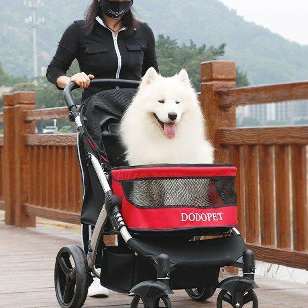 全国販売店 ペット用バギー ペットカート 大型犬 多機能 多頭用 豪華な4輪大型ペットカート中型犬 大型犬用 大型犬お勧め 買い物三昧 Ssl Daikyogo Or Jp