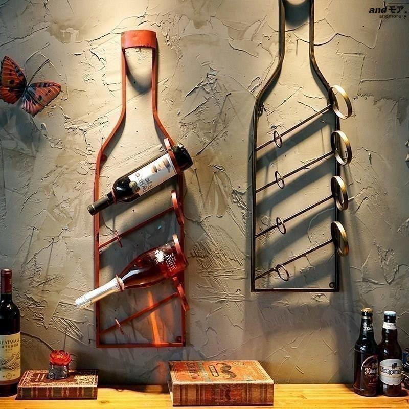 高品質 ワインラック おしゃれ 壁掛け Wine Rack スタンド ボトル ホルダー ワインラック カラー 赤 Www Francaisderome Com