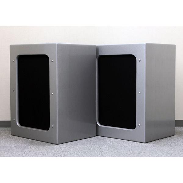 ALTEC 614 銀箱タイプエンクロージャー ペア : 中古オーディオ ALTEC 614 銀箱タイプエンクロージャー ペア : 中古オーディオ