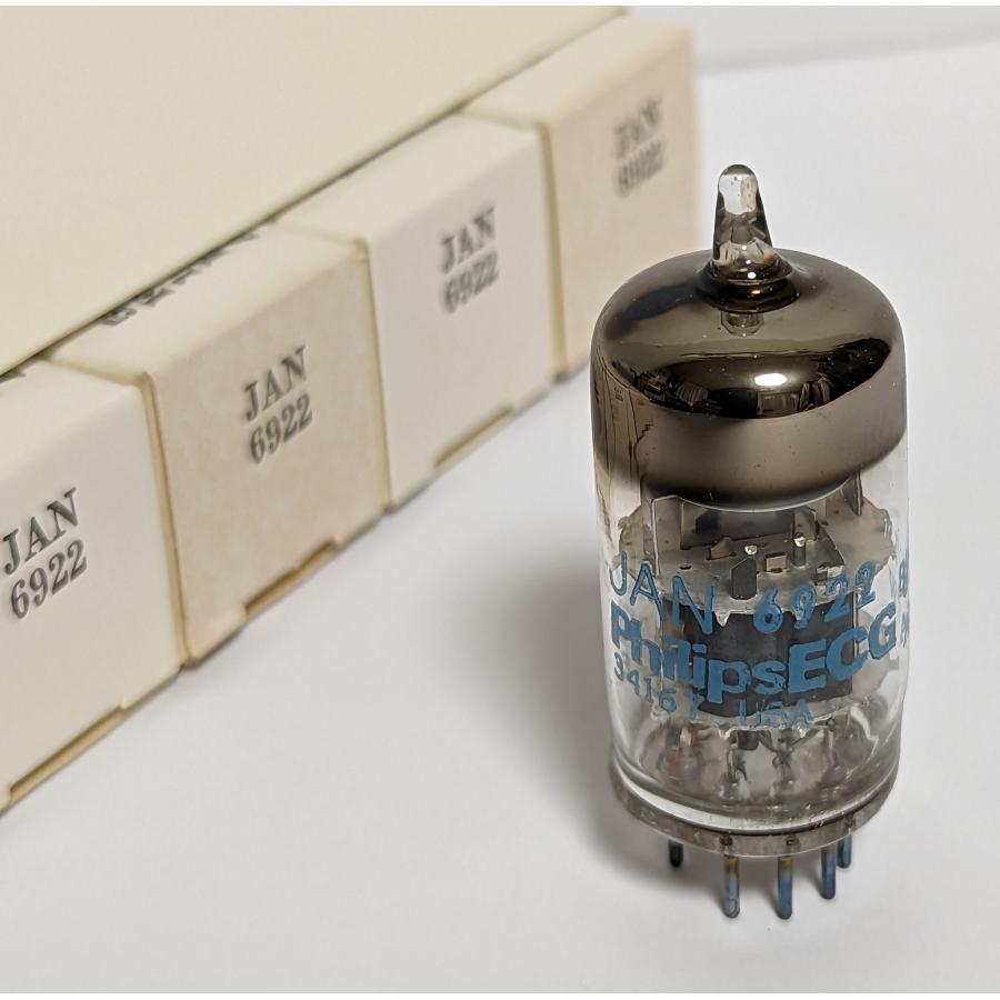 NOS PHILIPS JAN 6922 真空管 5本セット 6DJ8 高信頼管 : 中古 NOS PHILIPS JAN 6922 真空管 5本セット 6DJ8 高信頼管 : 中古