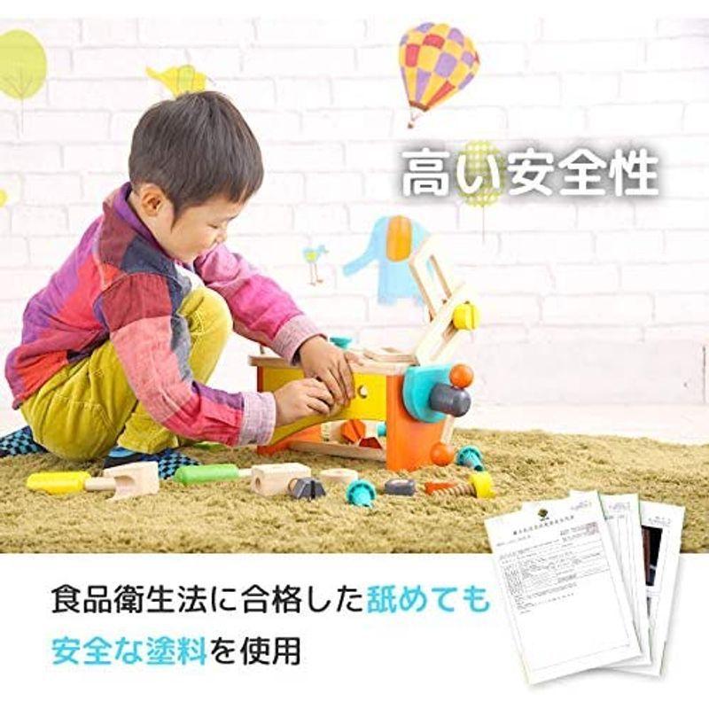 知育玩具 2歳 3歳 ランキング 木のおもちゃ 大工 おもちゃ 大工さんごっこ Voila ボイラ ツールボックス ハンマートイ トンカチ 2歳 3歳 ランキング 木のおもちゃ 大工 おもちゃ 大工さんごっこ Voila ボイラ ツールボックス ハンマートイ トンカチ