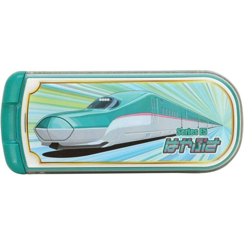 新品未使用 食洗器対応 新幹線スライド式トリオセット 日本製はやぶさ ドクターイエロー かがやき (はやぶさ(緑色)) 鉄道グッズ 