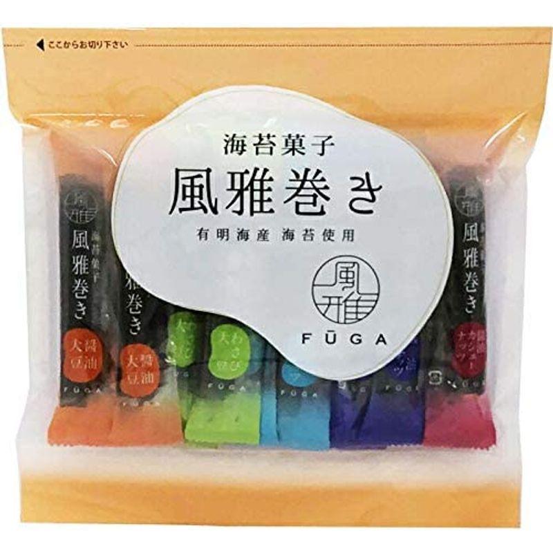 海苔菓子 風雅巻き お試し17本ミックスパック箱無し・包装不可|justice-honntenn|02