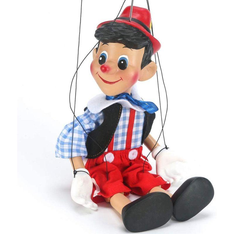 ピノキオ パペット あやつり人形 30センチ 木製ハンドメイド マリオ