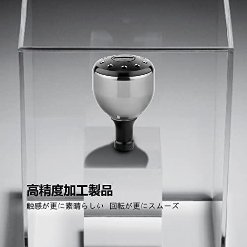 ゴメクサス A30 リールハンドルノブ ダイワ タイプ S シマノ A ハンドル 交換用 アルミ合金 30mm ノブ スピニングリールとベイト ...