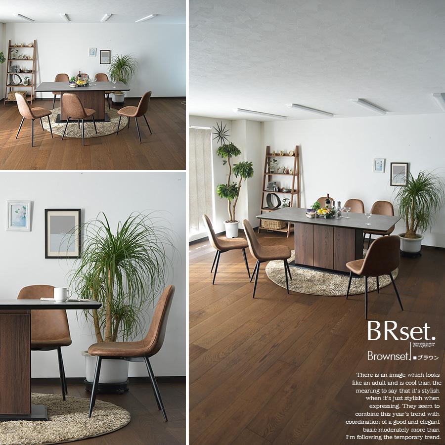 ダイニングテーブル セラミック 収納 180cm テーブル 食卓  ブラウン おしゃれ 6人掛け 6人用 耐熱 耐水 耐薬品 高耐久 モダン オシャレ 北欧風 | ブランド登録なし | 13