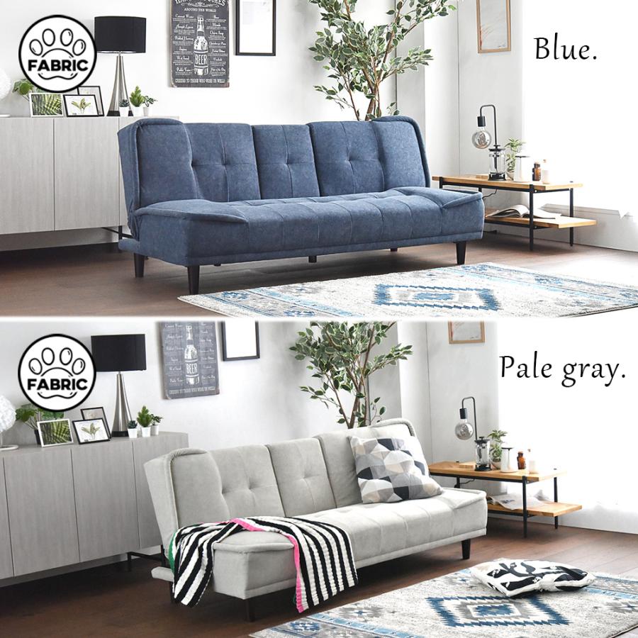 ソファベッド 180cm 3P 3人掛け エアレザー ファブリック PVC モダン
