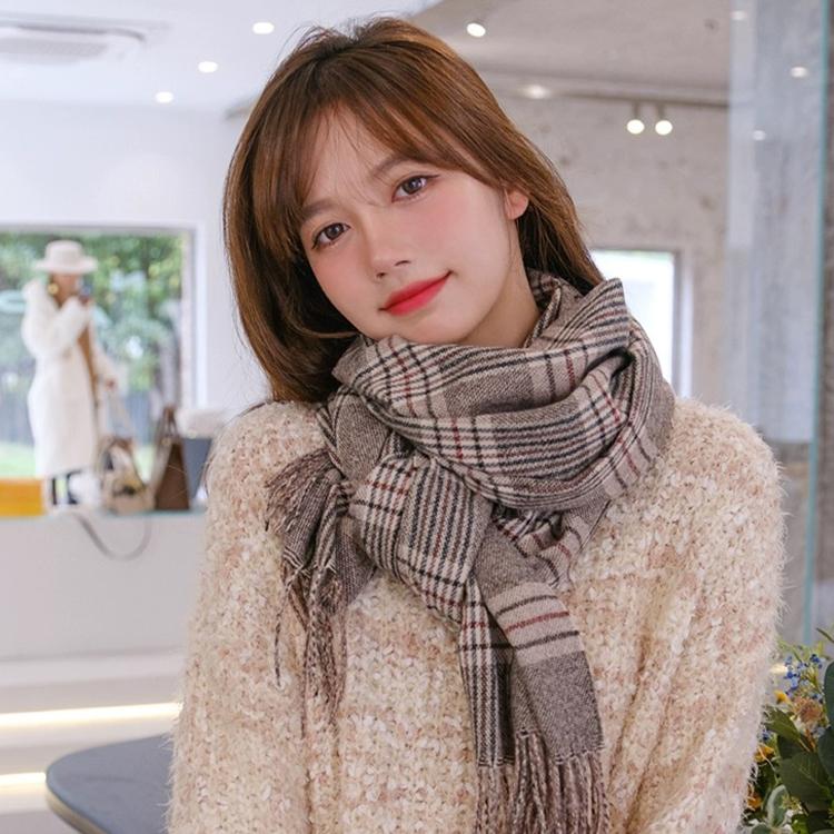 大判ストール ロングマフラー レディース カシミヤ 秋 冬 ウール混