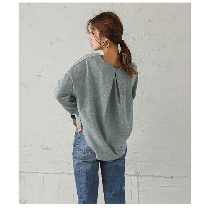 トップス レディース 長袖 Tシャツ 無地 シンプル カットソー 春夏 30