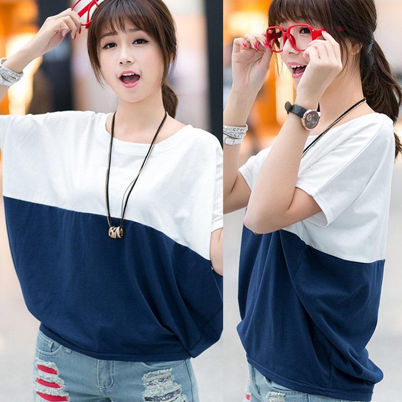 ｔシャツ レディース 半袖 おしゃれ 切り替え 夏tシャツ 半袖tシャツ カットソー トップス 夏 カジュアル 女性 人気 安い Cl Tpt006 Just Just 通販 Yahoo ショッピング