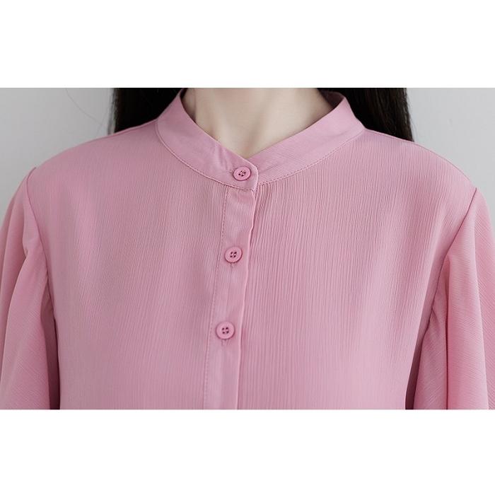 [美品] Liesse リネンフリル半袖シャツ ピンク リネンフリルスリーブブラウス｜Liesse（リエス）｜商品詳細
