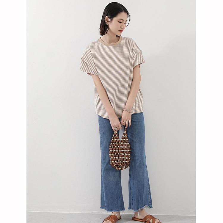 カットソー レディース 半袖 ボーダーTシャツ 夏 半袖Tシャツ カットソー レディース 半袖 ボーダーTシャツ 夏 半袖Tシャツ
