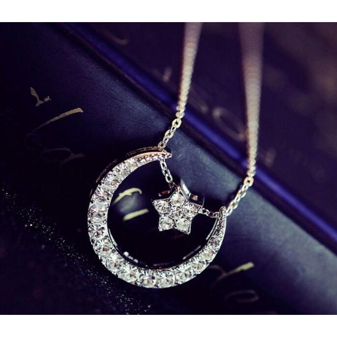 イ・ジュンギ　シルバー ネックレス 星型チャーム付き RainbowGirl（アクセサリー） ネックレス レディース 星形 星