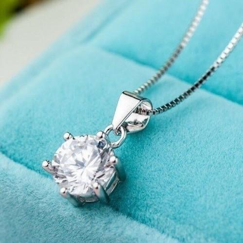 ダイヤモンド１カラットネックレスペンダントトップ ネックレス レディース 1カラット 一粒ダイヤ 大粒 ペンダントトップ