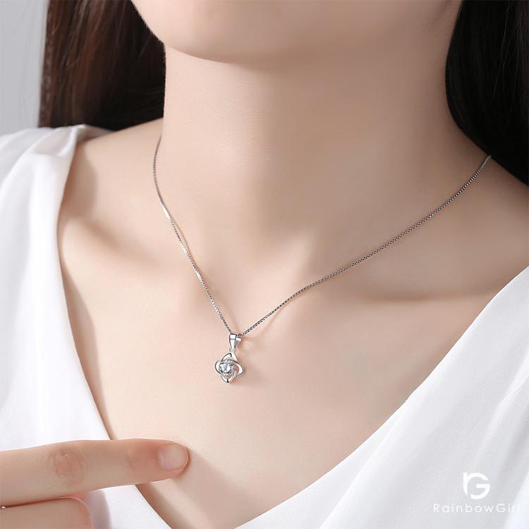 ネックレス レディース 誕生日プレゼント 大粒1.25ct 一粒 リング キューブ ハート 女性 誕生日お祝い 30代 40代 50代 人気 母の日の画像