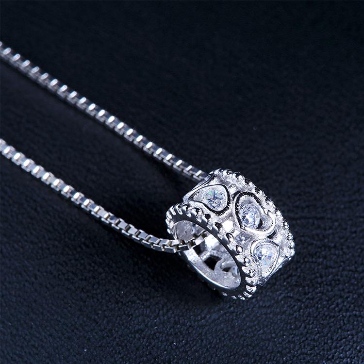ネックレス レディース 誕生日プレゼント 大粒1.25ct 一粒 リング キューブ ハート 女性 誕生日お祝い 30代 40代 50代 人気 母の日の画像