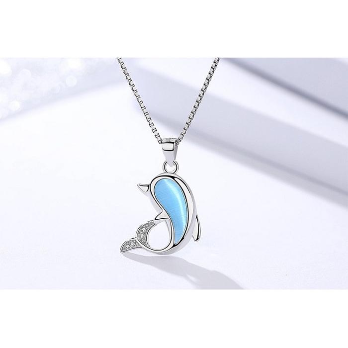 いちごさん 33club イルカ ネックレス RainbowGirl ネックレス レディース イルカの恋 幸運 夏 海 ドルフィン