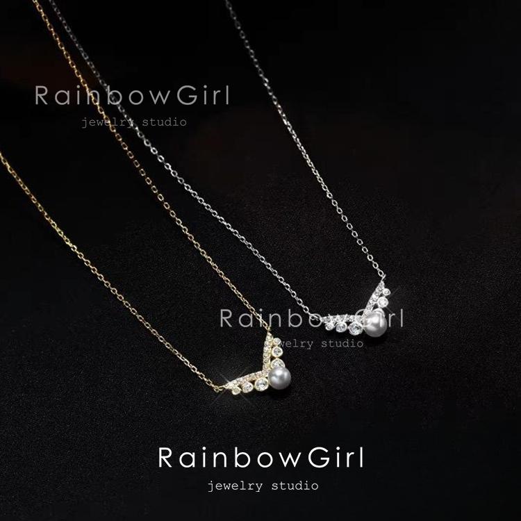 レディースシルバーネックレス 彫り物ネックレス SWAROVSKI（スワロフスキー） ネックレス レディース Sublima