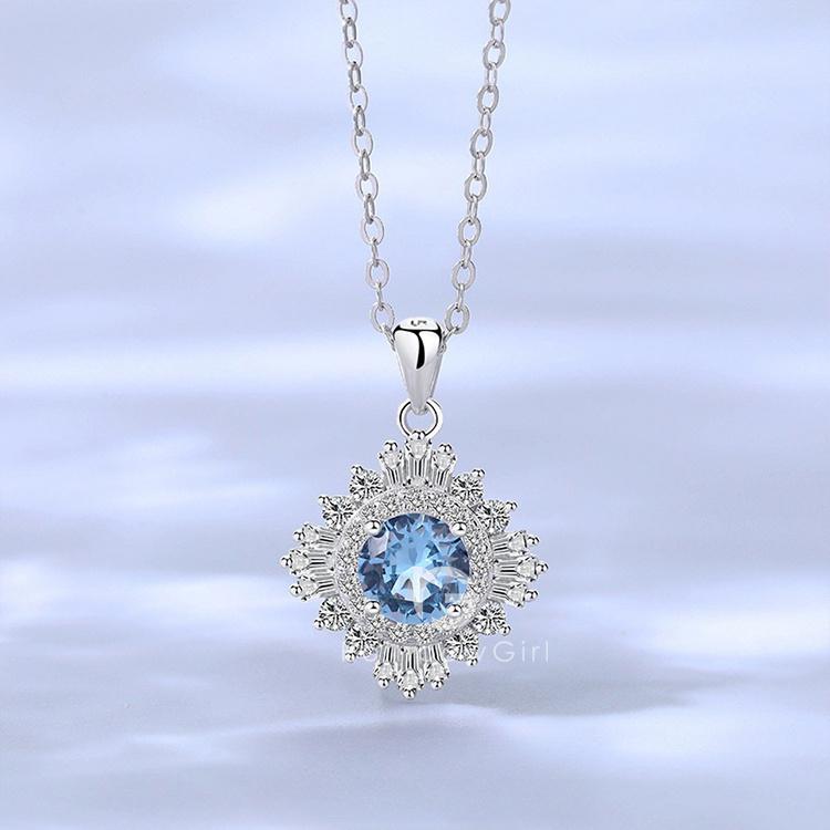 ネックレス レディース ブルートパーズ 11月誕生石 1.0ct 50代40代30代 金属アレルギー対応 女性 娘 妻 彼女 嫁 誕生日プレゼント 人気 母の日ギフト｜justjust｜04