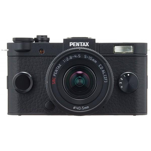 【新品・即納】PENTAX ミラーレス一眼 Q-S1 ズームレンズキット[ブラック×チャコールブラック]｜justme