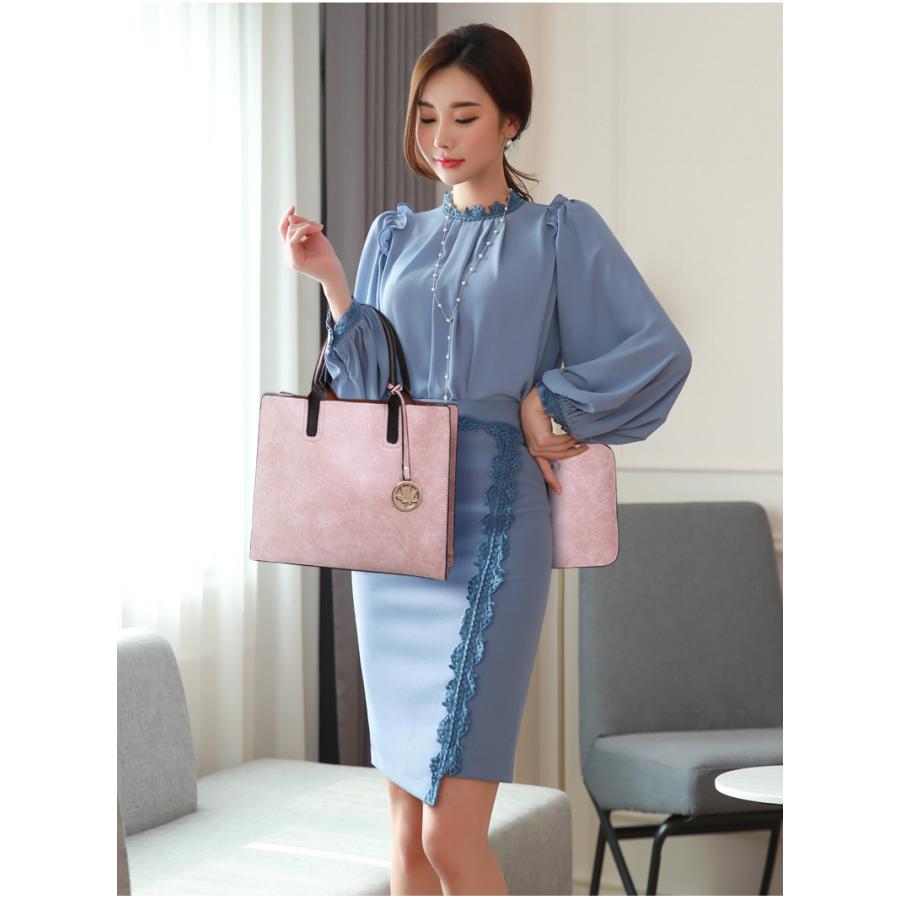 ショルダーバッグ ハンドバッグ レディース PUレザー 鞄 3点セット 大容量 きれいめ 通勤 フォーマルバッグ ビジネス お出かけ 結婚式 入会式 プレゼント | ホームアイホーム | 13