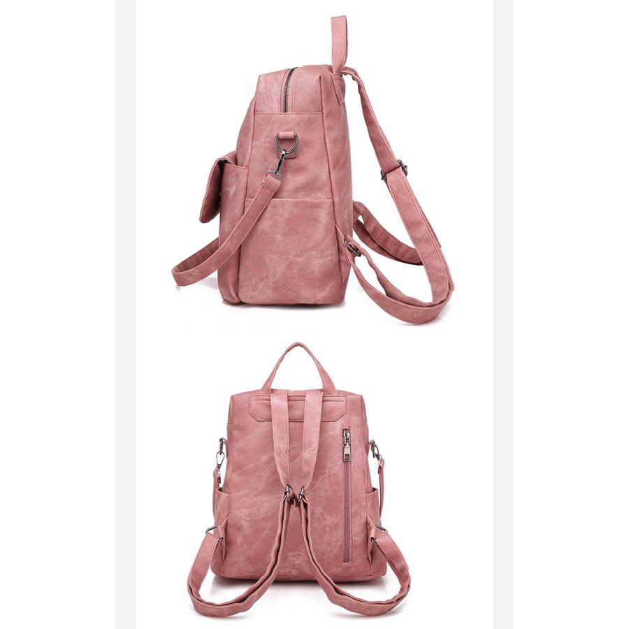 ショルダーバッグ リュック レディース 3way おしゃれ PU かわいい 大人 大容量 リュックサック 通勤 革 通学 女子 学生 | ホームアイホーム | 08