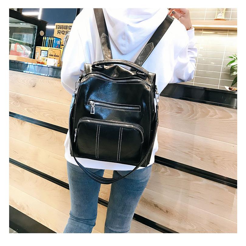 PU リュック レザー おしゃれ 3WAY レディース かわいい 大人 ショルダーバッグ リュックサッ ク 通勤 革 通学 女子 学生 | ホームアイホーム | 08