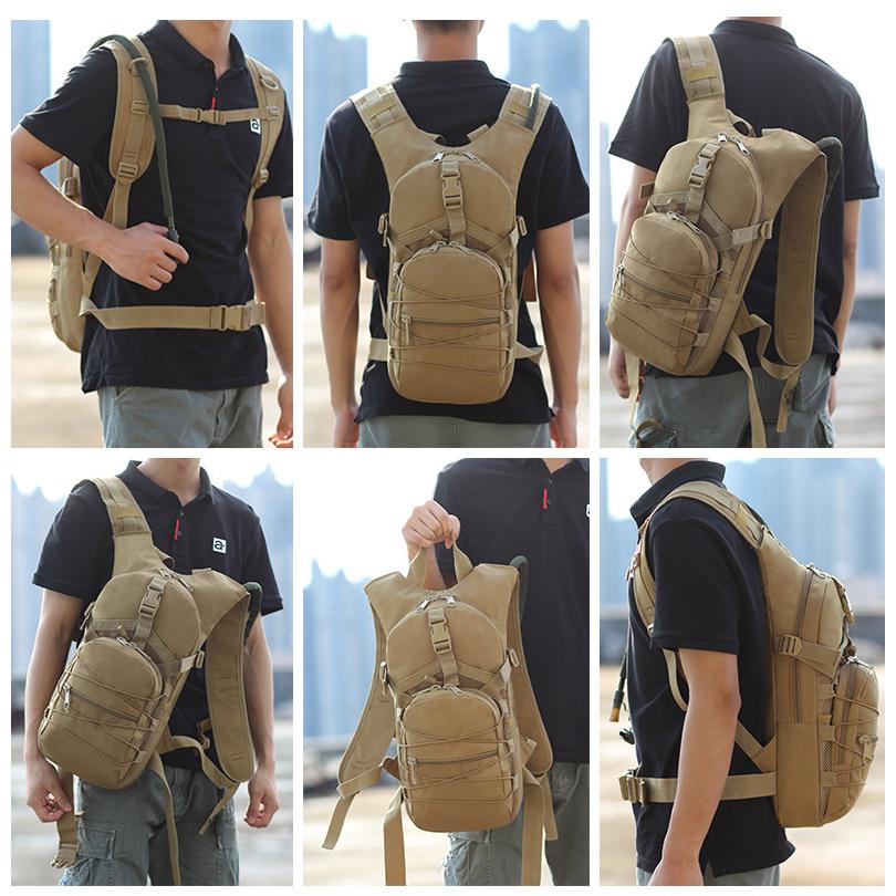 自転車バッグ リュックサック 給水袋 大容量 水筒ポーチ 撥水加工 登山用ポーチ 水分補給 耐摩耗性 アウトドア リュック 鞄 メンズ バッグ | ホームアイホーム | 14