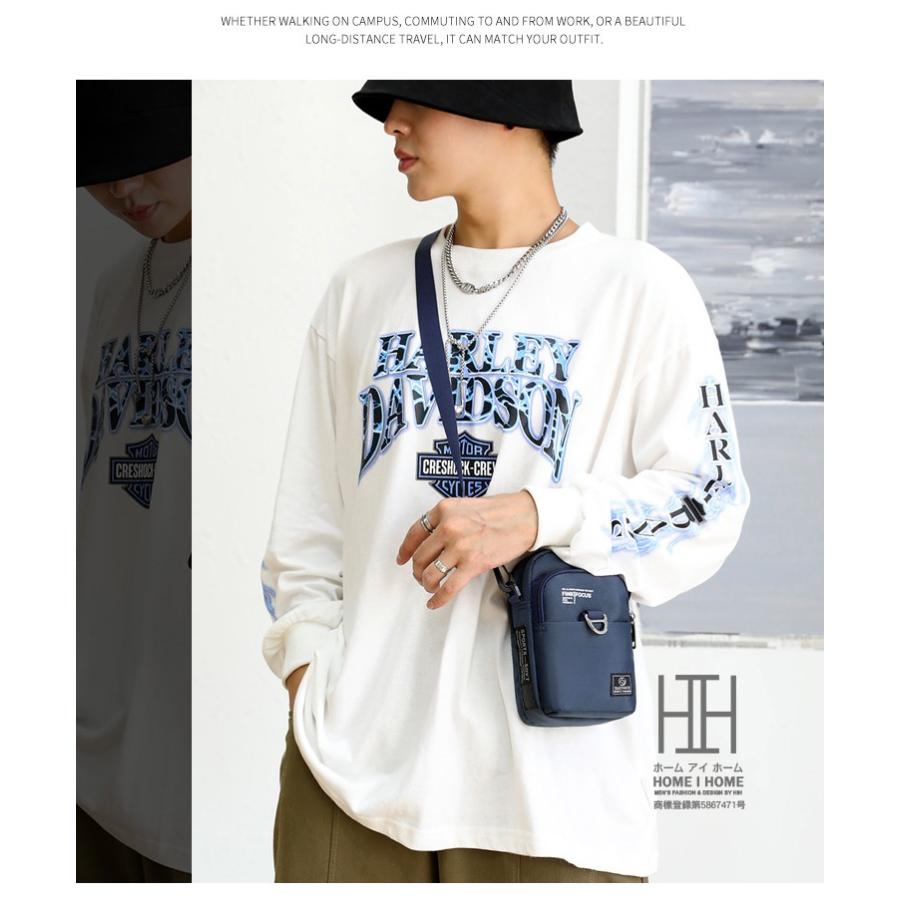 ショルダーバッグ 2WAY メンズ ポーチ レディース ミニショルダーバッグ サコッシュ ワンショルダーバッグ 黒 斜め掛け ミニ 鞄 メンズバッグ | ホームアイホーム | 05