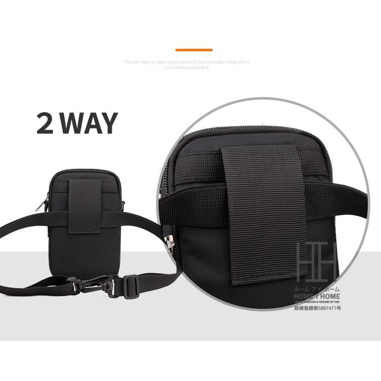 ショルダーバッグ 2WAY メンズ ポーチ レディース ミニショルダーバッグ サコッシュ ワンショルダーバッグ 黒 斜め掛け ミニ 鞄 メンズバッグ | ホームアイホーム | 11