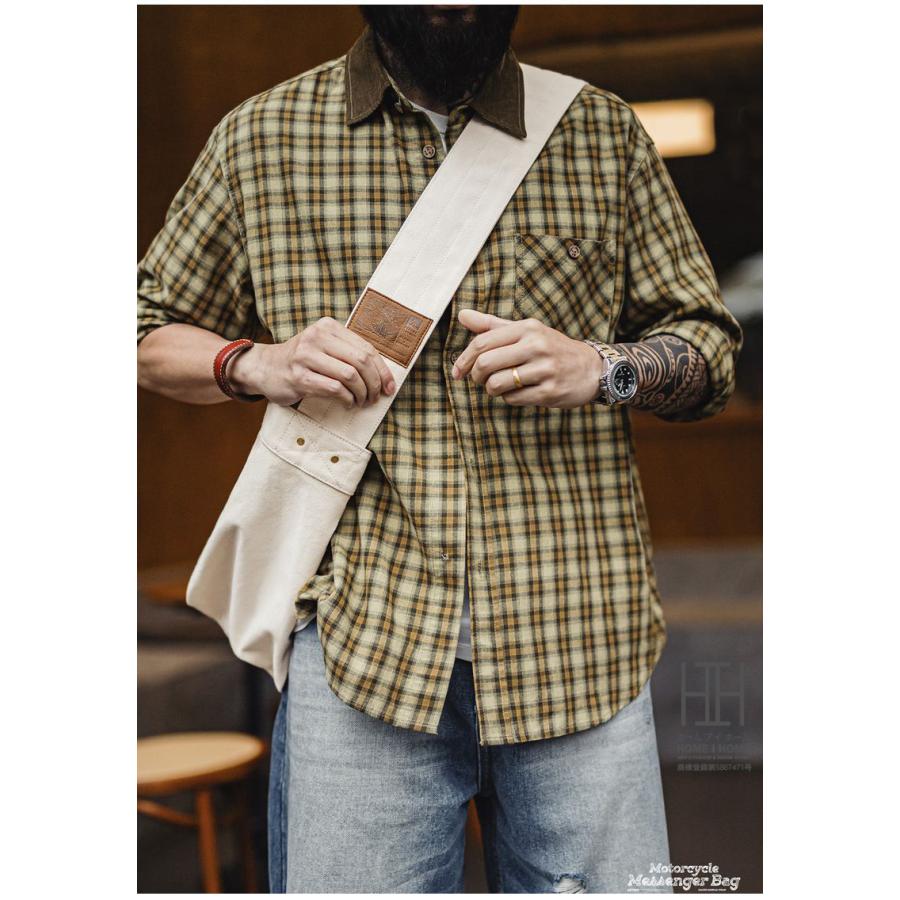 メッセンジャーバッグ 帆布 ビッグショルダーバッグ メンズ プリント 大容量 キャンバストート キャンバス トートバッグ 斜めがけバッグ 大きめ A4 おしゃれ | ホームアイホーム | 10