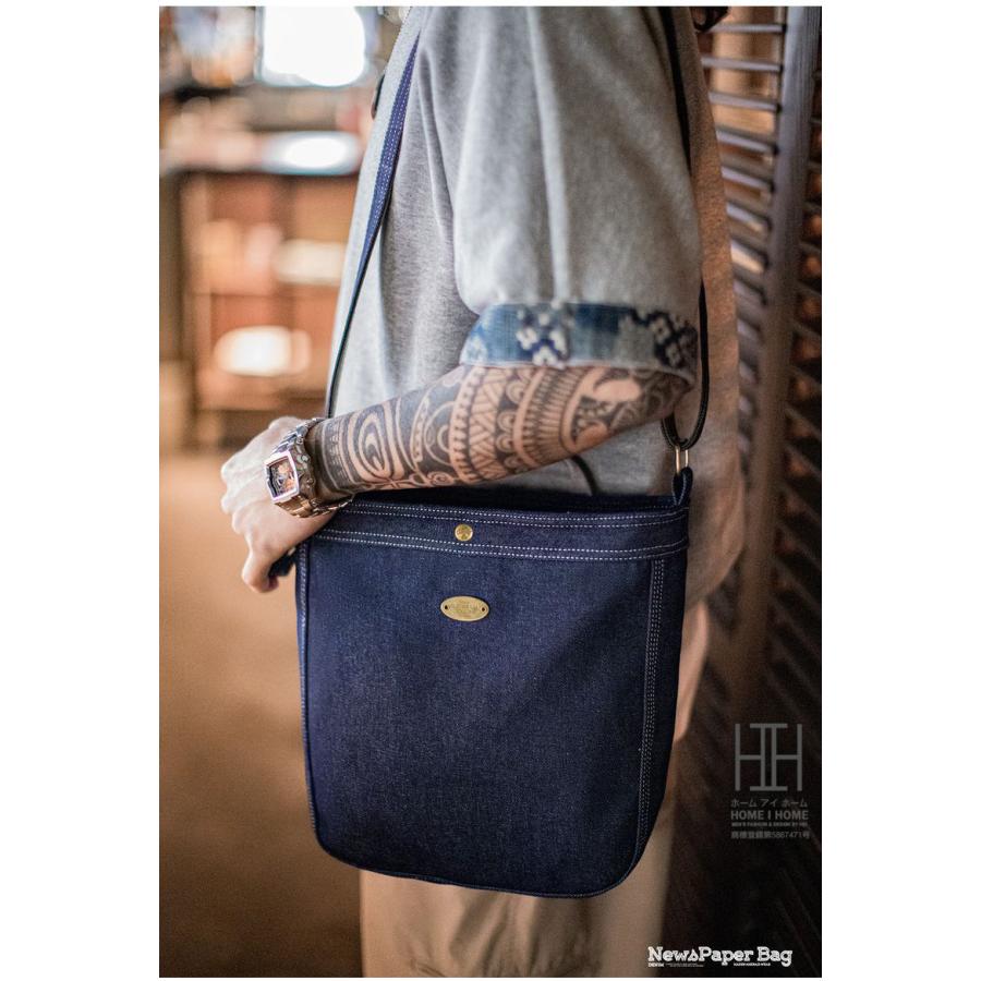 デニムショルダーバッグ 本革 使いやすい 肩掛け メンズ 9.6オンス デニム レディース 鞄 プレゼント ボディバッグ 本革 バッグ 鞄 斜めがけバッグ 大人 | ホームアイホーム | 12