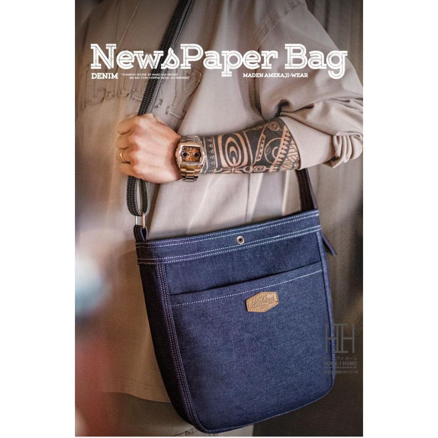 デニムショルダーバッグ 本革 使いやすい 肩掛け メンズ 9.6オンス デニム レディース 鞄 プレゼント ボディバッグ 本革 バッグ 鞄 斜めがけバッグ 大人 | ホームアイホーム | 02